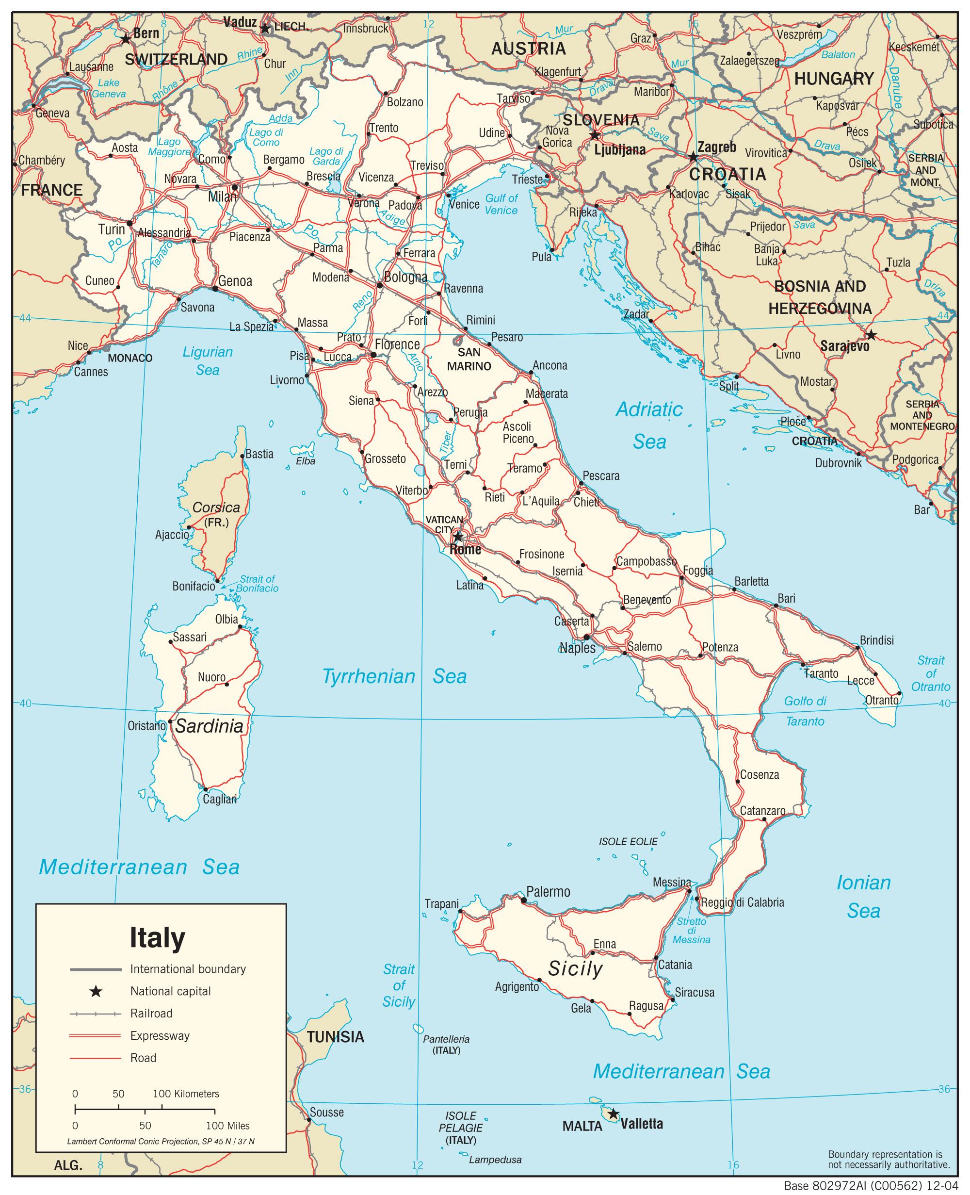 Interactive Map Of Italy Where Is Italy Located On The Map