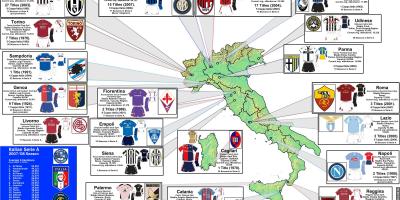 Map of Italy football