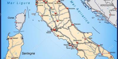 Italy highway map